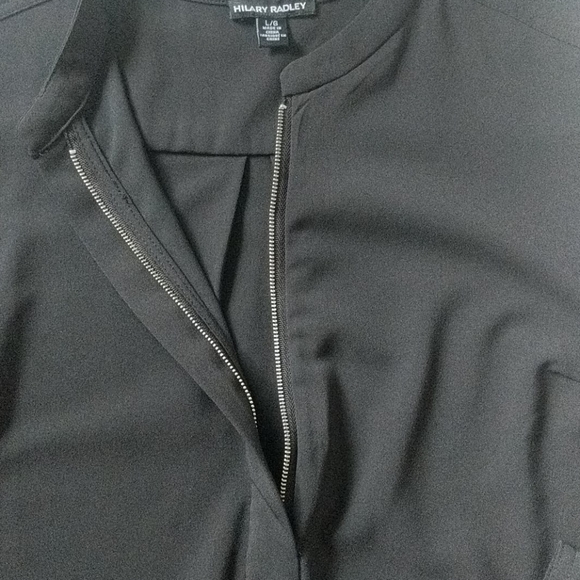 Hilary Radley Zip Front Blouse - Picture 8 of 13